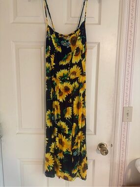 Floral Sunflower Summer Dress